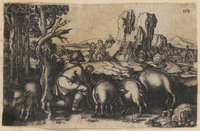 TvB G 4013
<br/>
Verloren zoon als zwijnenhoeder
<br/>
<em>Anoniem (16de eeuw)</em>